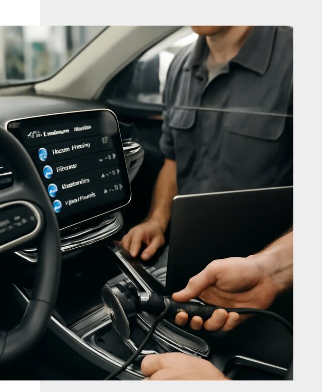 Установка приложений Geely для мультимедиа автомобиля в Полевской