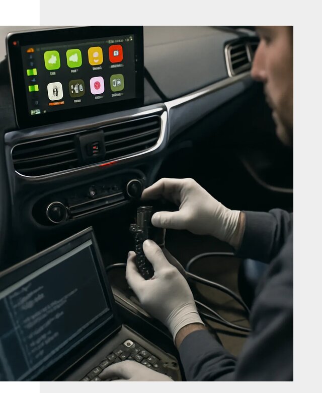 Активация Apple CarPlay в Полевской для штатной мультимедиа