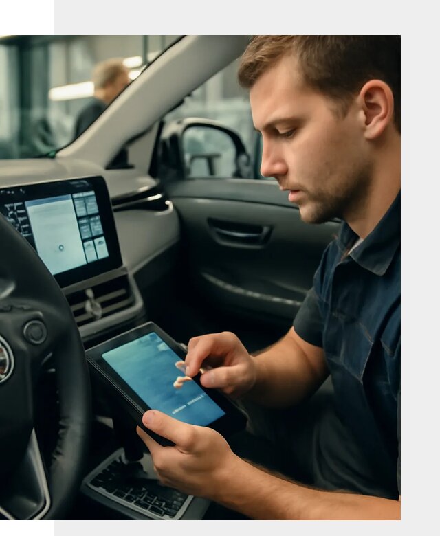 Установка приложений Toyota на мультимедиа в Полевской